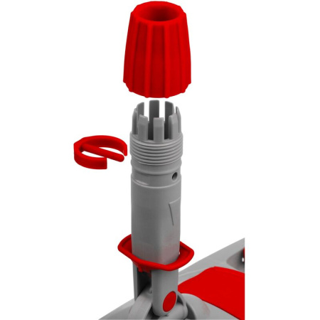 Держатель для мопов Luscan Professional 50х11 см пластик красный