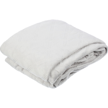 Плед Luscan микрофибра 150х200 см серый фактурный