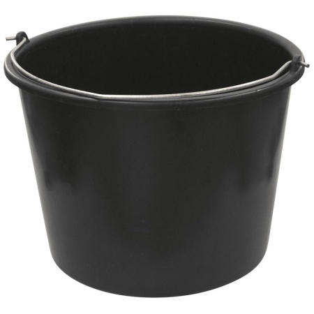 Ведро строительное пластмассовое Сибртех черное 20 л