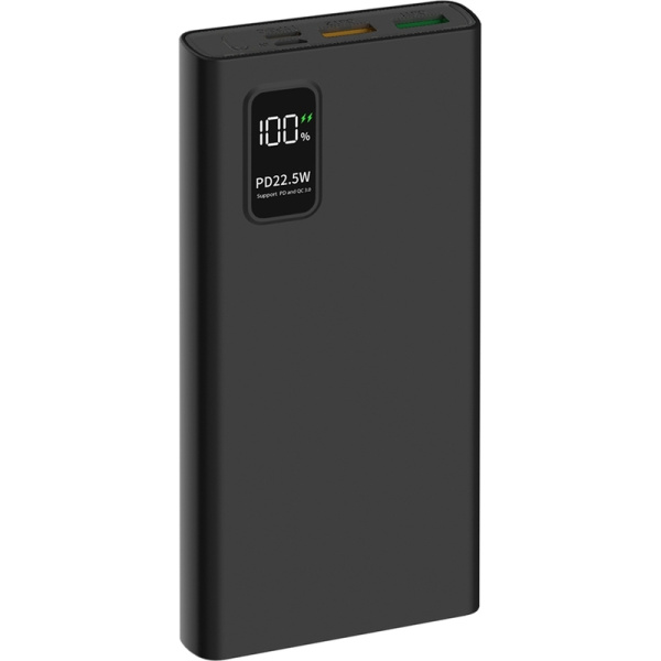 Внешний аккумулятор (power bank) Pero  PB05 10000 мАч черный  (4673759570085)
