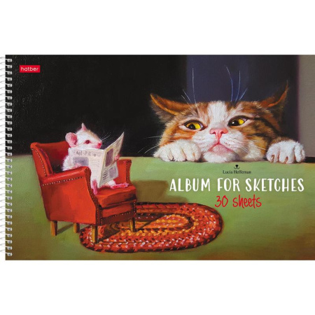 Альбом для рисования Hatber Узнай себя А4 30 листов (обложка в  ассортименте)