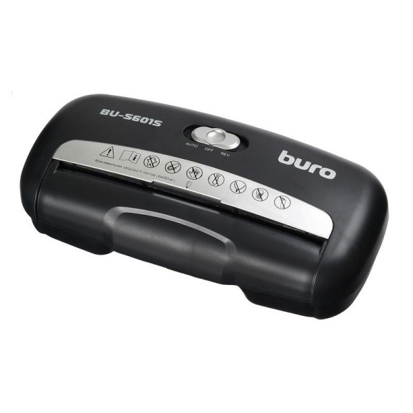 Уничтожитель документов Buro Home BU-S601S 1-й уровень секретности объем корзины 10 л