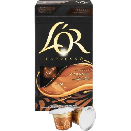 Кофе в капсулах для кофемашин L'OR Espresso Caramel (10 штук в упаковке)