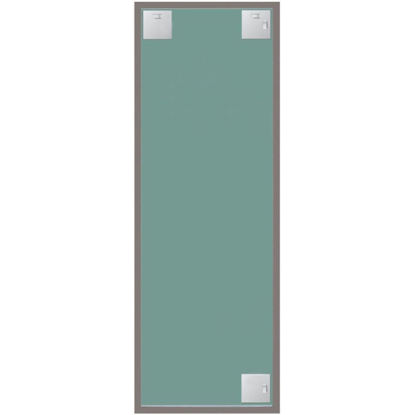 Зеркало настенное Комус Мебель (тёмно-серый, 440х1240 мм)