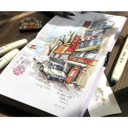 Набор маркеров Touch Twin основные цвета 6 штук