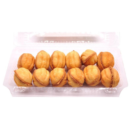 Печенье песочное Московсвитс Орешки с вареной сгущенкой 260 г