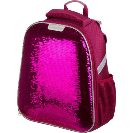 Ранец ортопедический №1 School Sparkle Pink  (пайетки двусторонние)