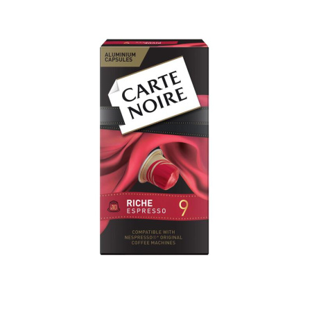 Кофе в капсулах для кофемашин Carte Noire Riche Espresso (10 штук в  упаковке)