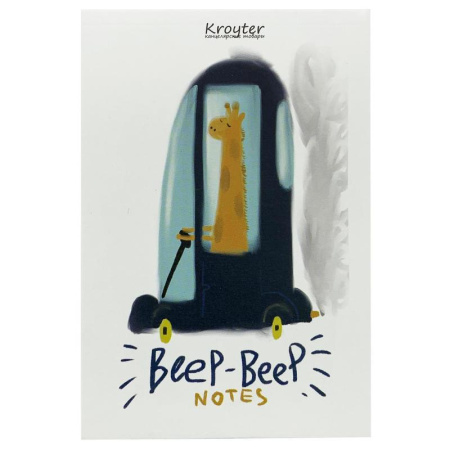 Блокнот Kroyter Друзья А6 48 листов в клетку на скобе (00096)