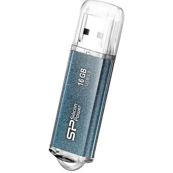Флеш-память Silicon Power Marvel M01 16 Gb USB 3.1 серебристая