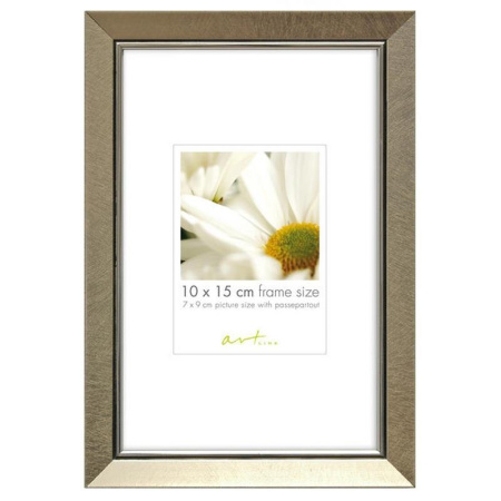 Рамка Elegant Champagne А6 10x15 см пластиковый багет 13 мм золотистая