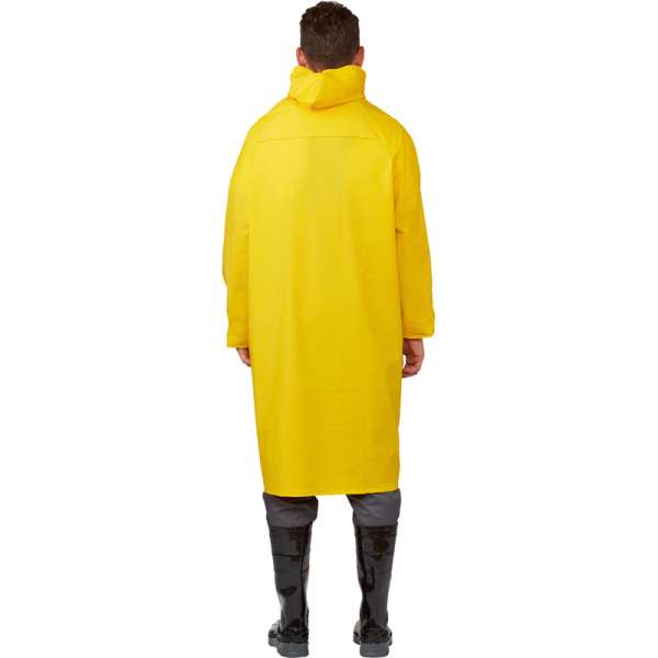 Плащ влагозащитный Delta Plus МA305 полиэстеровый на кнопках желтый  (размер 52-54)
