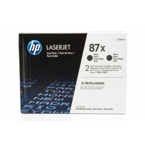 Картридж лазерный HP 87X CF287XD черный оригинальный повышенной емкости