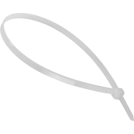 Хомут (стяжка) пластиковый Вихрь 300x4.8 мм белый 100 штук Хомут (стяжка) пластиковый Вихрь 300x4.8 мм белый 100 штук