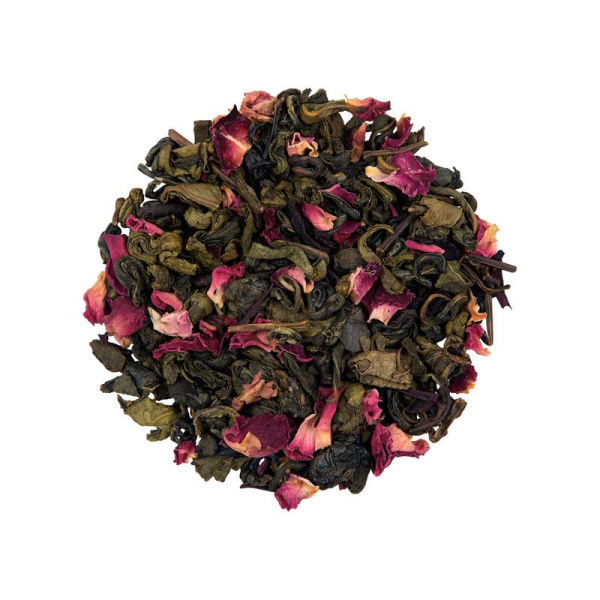 Чай подарочный Basilur Винтажные цветы Розовая фантазия листовой зеленый  75 г