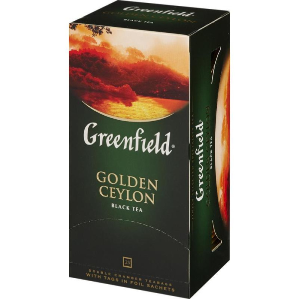 Чай Greenfield Golden Ceylon черный 25 пакетиков