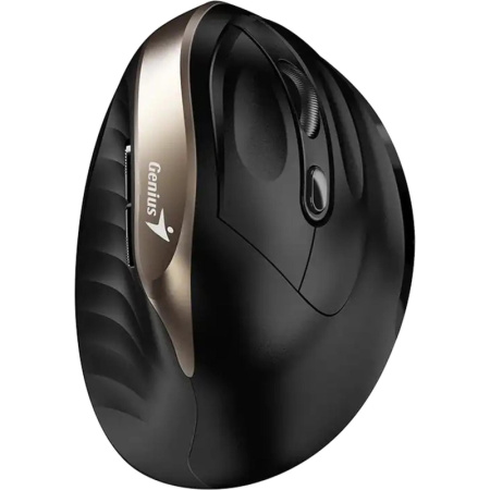 Мышь беспроводная Genius Ergo 8250S чёрная/коричневая (31030031400)