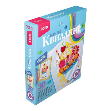 Набор для творчества Lori квиллинг панно Десерт