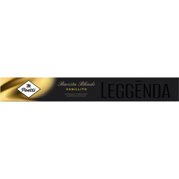 Кофе в капсулах для кофемашин Poetti Leggenda Vanillito Espresso (10  штук в упаковке)