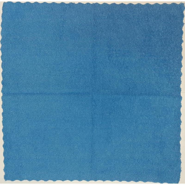 Салфетка хозяйственная микрофибра 25x25 см синяя
