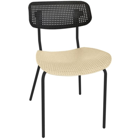 Стул ученический Точка Роста (бежевый/черный)