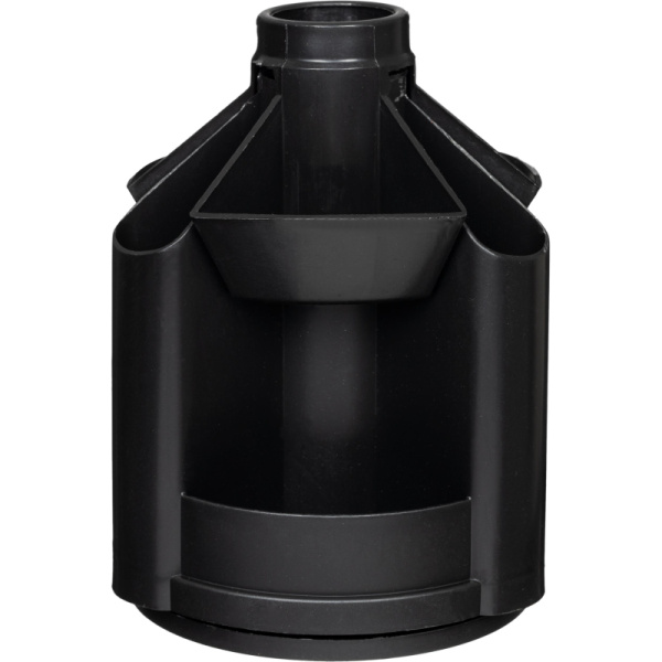 Набор канцелярский настольный Выбор Есть пластиковый 12 предметов черный