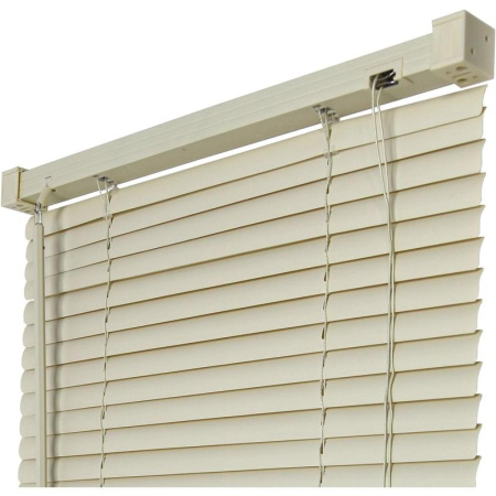 Жалюзи горизонтальные пластиковые ванильные (60х160 см)
