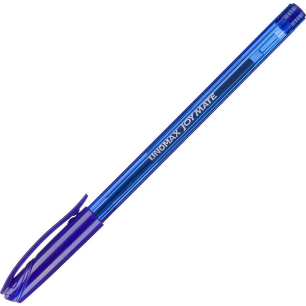 Ручка шариковая неавтоматическая Unomax Joy Mate синяя (толщина линии  0.3 мм)