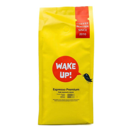 Кофе в зернах WakeUp Espresso Premium 100% арабика 1 кг