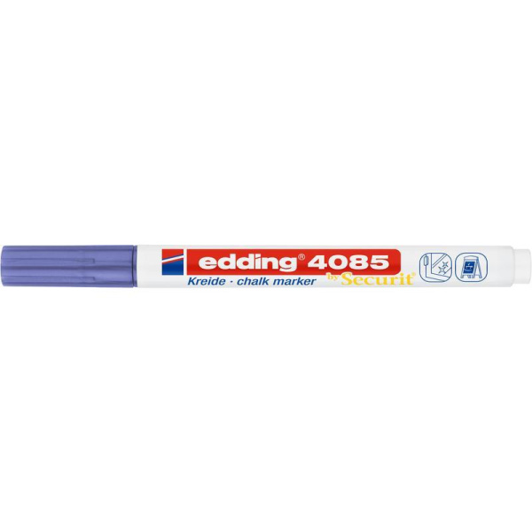 Маркер меловой Edding 4085 фиолетовый металлик 1-2 мм