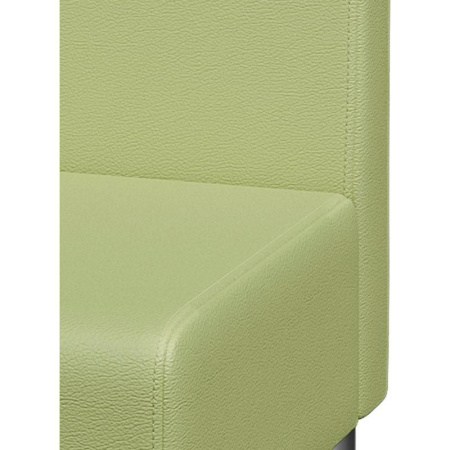 Диван трехместный Юнит-Док U3H светло-зеленый (искусственная кожа)
