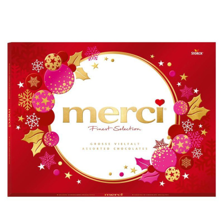 Шоколадные конфеты Merci Новый год ассорти 675 г