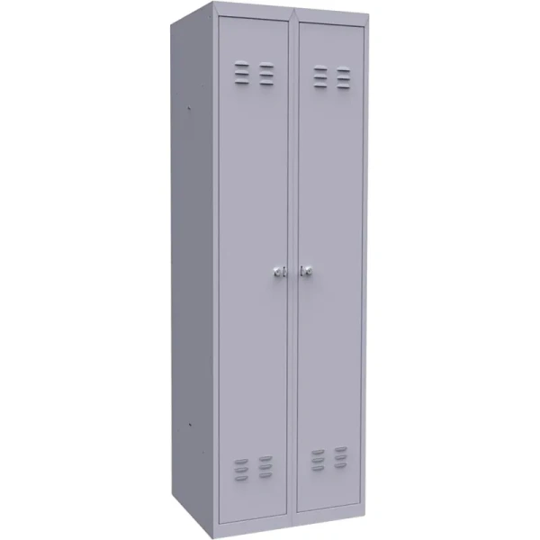 Шкаф для одежды металлический ШР-22 L600 2 отделения 600х500х1850 мм