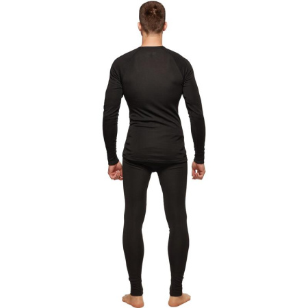 Термокальсоны Comazo мужские Activ-25 трикотаж полиэстер черные с  начесом (размер 56, рост 182)