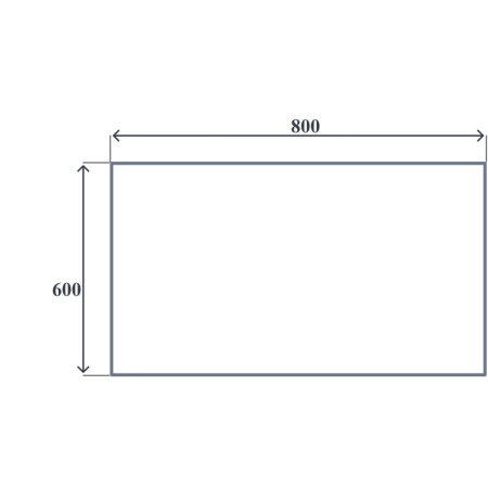 Стол прямой СП-Бюджет 2367.03 (серый, 800х600х740 мм)