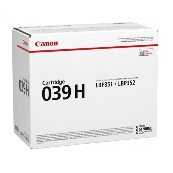 Картридж лазерный Canon CRG 039 H BK 0288C001 черный оригинальный повышенной емкости