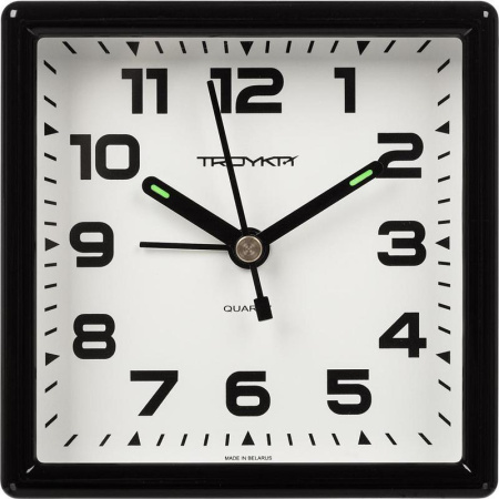 Часы Будильник пластиковый 95x95мм с сигналом 08.00.801