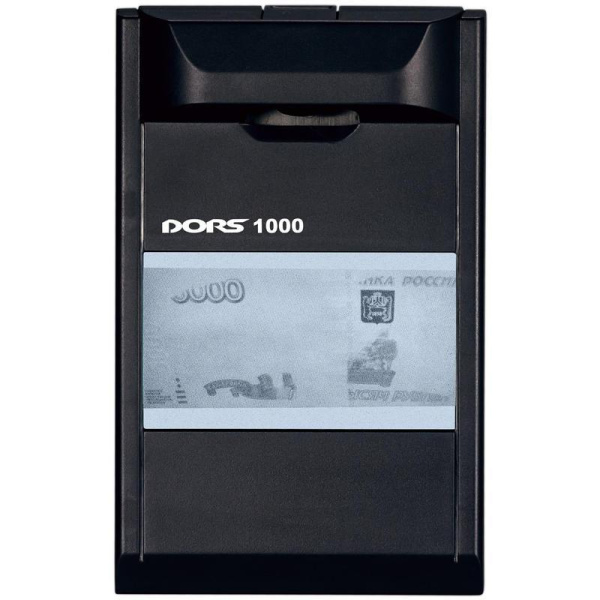 Детектор банкнот Dors 1000 M3 просмотровый черный