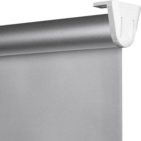 Рулонная штора 537837 V2 Blackout полиэстер серая (55х160 см)