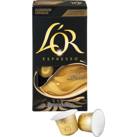 Кофе в капсулах для кофемашин L'OR Espresso Vanilla (10 штук в упаковке)