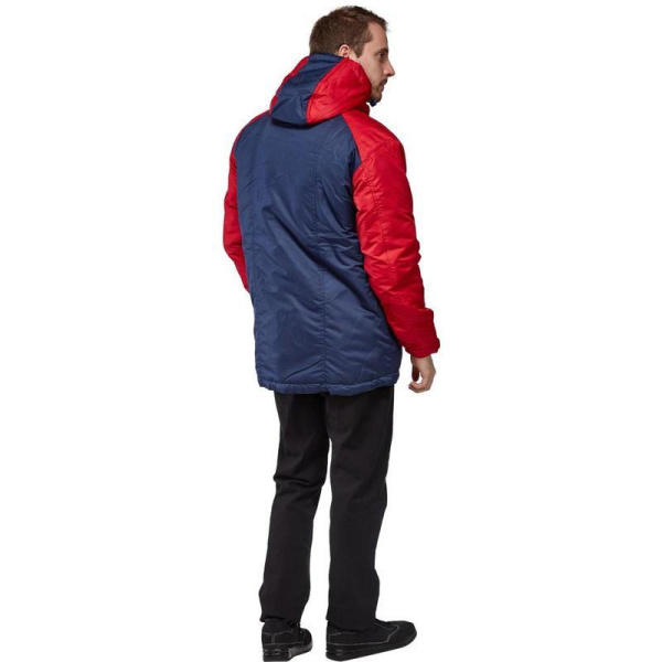 Куртка рабочая зимняя мужская з41-КУ синий/красная (размер 44-46, рост  182-188)