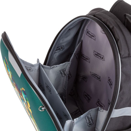 Ранец Комус Класс Light зеленый (волк) с одним отделением