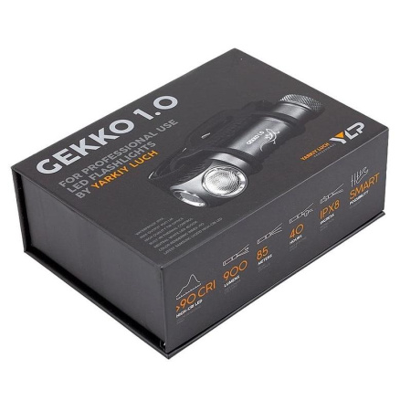 Фонарь налобный Яркий Луч Gekko 1.0 LH351D HI-CRI аккумуляторный (не  входит в комплект) 4606400106326