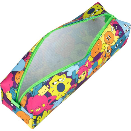 Пенал-косметичка односекционный Комус Класс Максики синий