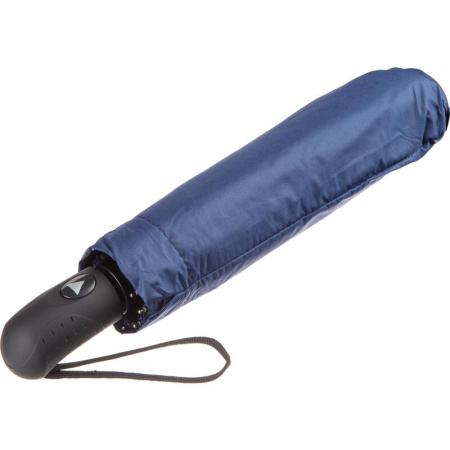 Зонт складной полуавтомат 8 спиц синий