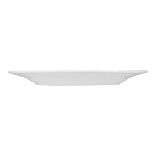 Тарелка фарфоровая Lambert диаметр 245 мм белая (фк6003)