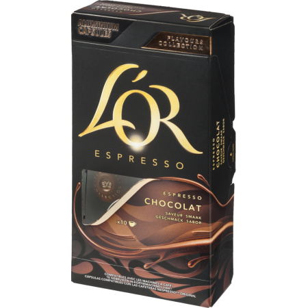 Кофе в капсулах для кофемашин L'OR Espresso Chocolate (10 штук в  упаковке)