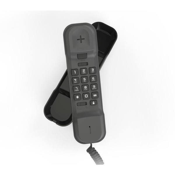 Телефон проводной Alcatel T06 черный