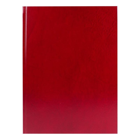 Ежедневник недатированный Проф-пресс бумвинил А4 136 листов бордовый  (290х208 мм)