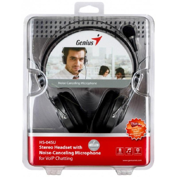 Гарнитура проводная Genius HS-04SU (31710045100)